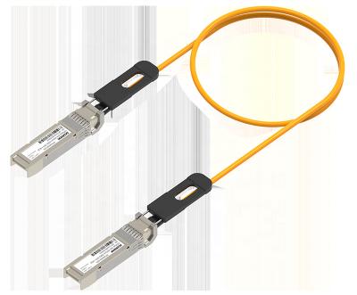 China Active Ethernet 10G SFP+ AOC Multimode 850nm 10G Fiber Optic Cable SFP+ AOC 1m 2m 10m 20m 35m for sale