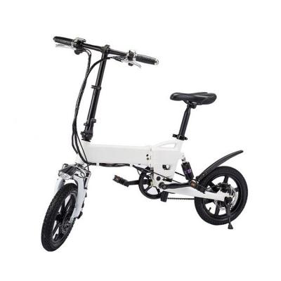 China Multifunctional City Ebike Pneumatic Shock Absorb Effortless Folding Up To 25KM Max Range Speed Up 25KMP 14cm 35 Inch Tires EBicycle for sale