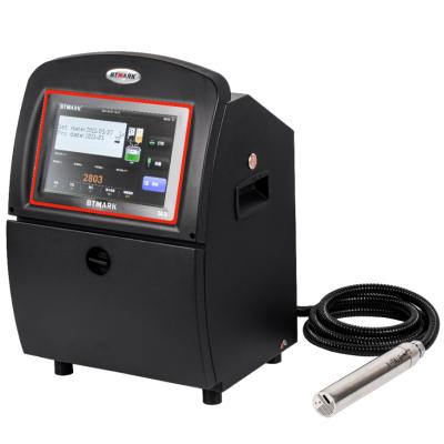 China BTMARK CIJ Detection Function Inkjet Printers Industrial Automatic Liquid Level Continuous Inkjet Manufacturing Automatic Expiry Date Coding Machine For Food Beverage for sale
