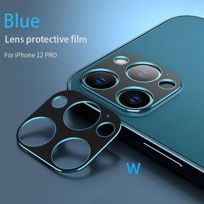 China Luxury High End Mobile Phone Scratch Proof HD Metal Hard Anti-Explosion Protect Lens For iPhone 12/12 PRO MAX Mobile Phone Lens Film for sale