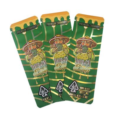 Chine Electronic Cigarette Side Seal Bags Laminated Aluminum Foil Plastic Mylar Vape Bags à vendre