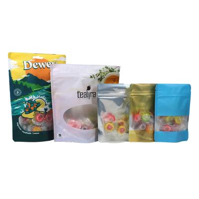 Китай Plastic Transparent Window Stand Up Pouch Custom For Fishing Lure Packaging продается
