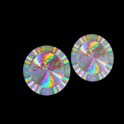 中国 Custom Anti-Counterfeit Label Sheet QR Code Secure Packaging Void Hologram Sticker 販売のため