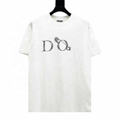 China New Designer Anti-Wrinkle LX Summer T-shirt High Quality GG Cotton 100% Custom Brand T-Shirt For Women Luxury for sale