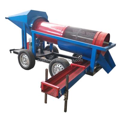 China GMTS0519 gold diamond alluvial gravity separator drum trommel washing machinery equipment for sale