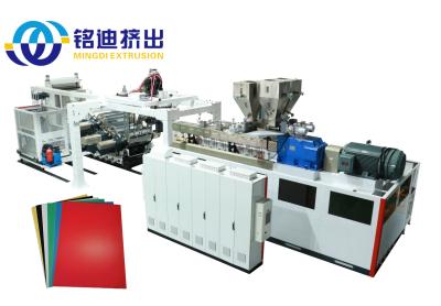 China Extrusor de hojas de papel de PP PE ABS Línea de producción de cartón grueso 550-800 kg/h Capacidad en venta