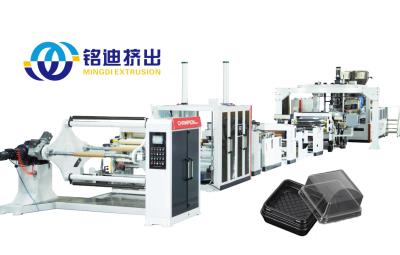 Chine Machine automatique de fabrication de chaînes d'extrusion de carton épais en PP PE ABS 1200 mm-2000 mm à vendre