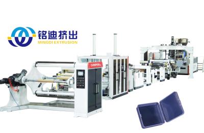 Chine PC PMMA PS MS ligne de production de cartons transparents extrudeuse informatisée personnalisable à vendre