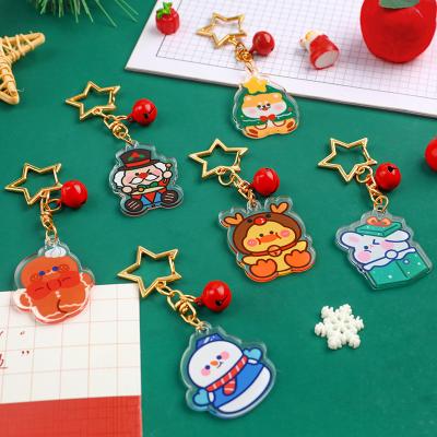 China Fiesta de Navidad Clavier acrílico Clavier anillo Muñeco de nieve lindo Impresión y material duradero en venta