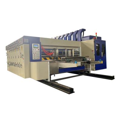 China Building Material Shops High Speed Flexo Ink Printer Slotter Die Cutter Machine For Corrugated Cardboard, Cardboard Box Making Packaging Machine for sale