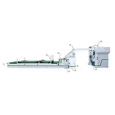 China Food Carton High Speed Corrugated Paper Automatic Fluting Laminating Machine for sale