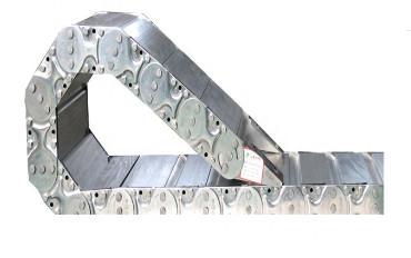 China Fully Enclosed Steel Drag Chain Send Connector For Protection Cable TLG 100 for sale