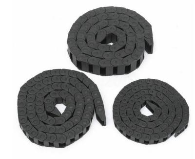 China 40 Inch Cable Drag Chain Semi Closed Drag Chain Cable Carrier Good Toughness for sale