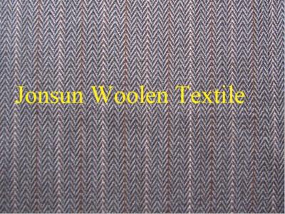 China Wool Herringbone Fabric for sale