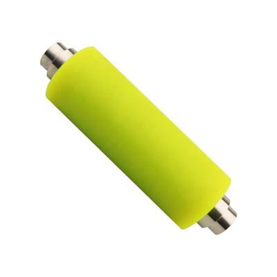 China Deep Groove Rubber Roller Pitch For Woodworking Machinery Rubber Roller Size for sale