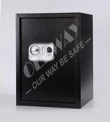 China Cold Rolled Steel Electronic Smart Password 50FSA Biometric Fingerprint Safe Box for sale