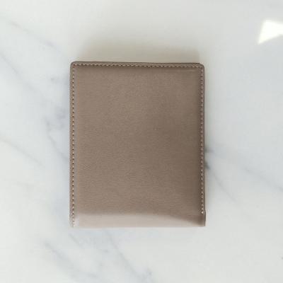 China Anti Theft Purse Slim Minimalist Leather Men Genuine Leather Coin Wallets Slim Rfid Blocking Magic Card Wallet With Coin Pocket QB1009-3 for sale