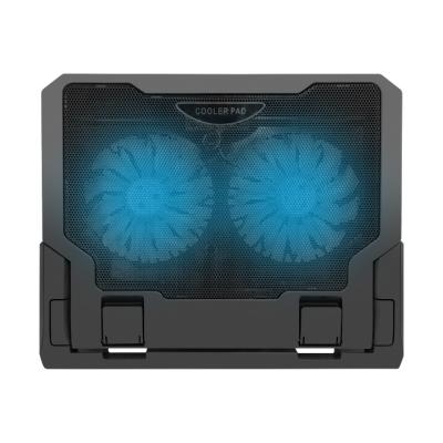 China Adjustable Fan Speed 700+150RPM Laptop Stand Adjustable Foldable With Heat Dissipation Original Laptop Fan Factory Stand Cooler Cooling Pad for sale