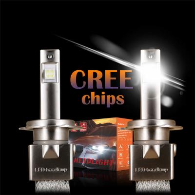 China Die Casting Mini H11 Zinc Alloy Housing Xhp70 H4 4300K Hb4 H16 Led Headlight With Cree for sale