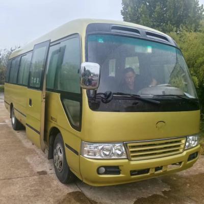 China Autobús de segunda mano Toyota Coaster City Shuttle 23 pasajeros en venta