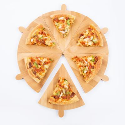 China Viable Hot Sale Acacia Round Cheese Wooden Cutting Board, Pizza Cutting Board and Cheese Pizza for sale