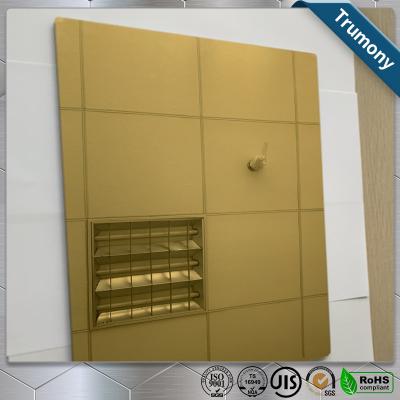 Chine Décoration bactériostatique de miroir balayée par panneau composé de cuivre de haute résistance à vendre