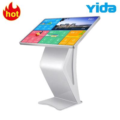 China 55 Inch Digital Signage Floor Stand Lcd Touchscreen Advertising Tv Kiosk Machine With Android And Windows for sale