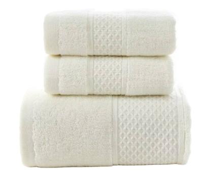 China QUICK DRY Professional Manufacturing Luxury Customize Logo Towel Set for sale