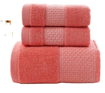 China QUICK DRY Professional Manufacturing Luxury Customize Logo Towel Set for sale