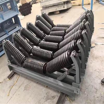 China Desgaste de goma - rodillos mineros durables resistentes del transportador en venta