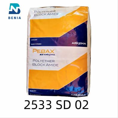 Cina Il vergine stabilizzato UV dell'ingranaggio termoplastico dell'elastomero di deviazione standard 02 di Arkema Pebax 2533 appallottola tutto il colore in vendita