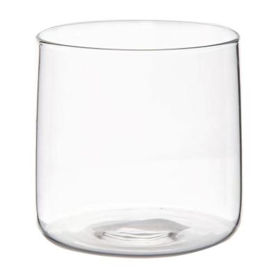 China Sustainable Nordic style manufacturers wholesale high temperature resistant transparent glass household drinking cups drink milk cups for sale