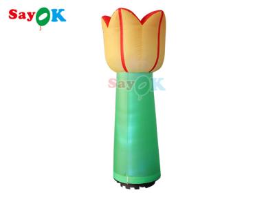 Chine Fleur gonflable géante de 3d LED allumant la modélisation de la publicité de Toy Custom Plant Fungus Flower à vendre