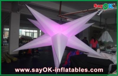 Chine Décoration d'événements de fête étoile lumineuse LED gonflable suspendue pour la publicité à vendre