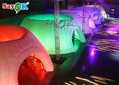 Chine Allez à l'extérieur Tente pneumatique Tente gonflable Événement Tente gonflable igloo et dôme de 6 m avec lumière LED à vendre