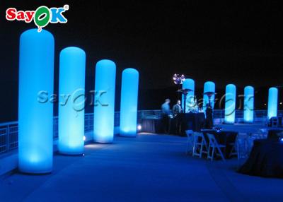 Chine Colonne gonflable LED personnalisée pour le mariage / scène / décoration d'entrée de fête à vendre