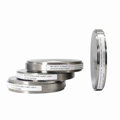 Китай Audental Gr5 Medical Dental Titanium Disk Open System 10/12/14/16/18/20/22/25mm Height продается