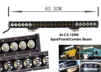 China 120w Led Work Lamps Combo Beam Light Bar Single Row 12000lm for sale