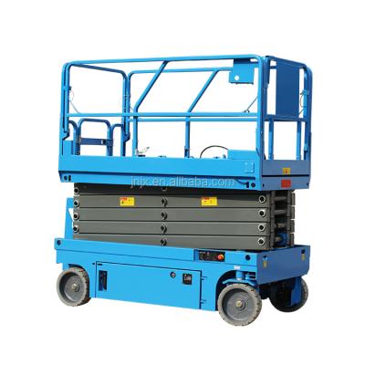 China Convenience 4-14m Loader 300kg Battery Powered Easy Similar JLG Geniuses Hydraulic Electric Auto Electric Self Propelled Scissor Ladder Lift for sale