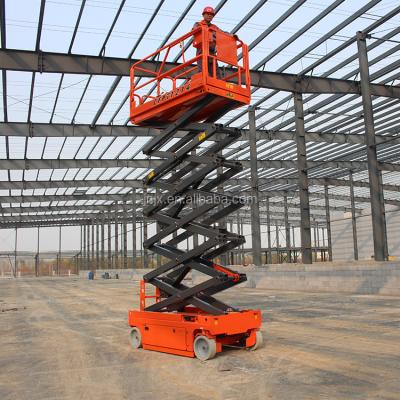 China Self Propelled Scissor Lift 20 ft 6M Load 450kg Similar To JLG Geniuses JLG Airplane Diversion Haulotte Electric Self Propelled Scissor Lift for sale