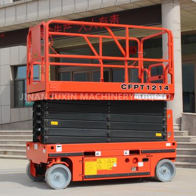 China Self Propelled Scissor Lift 26ft 10m Similar to JLG Geniuses JLG Airplane Hijacking Haulotte Electric Self Propelled Scissor Lift for sale