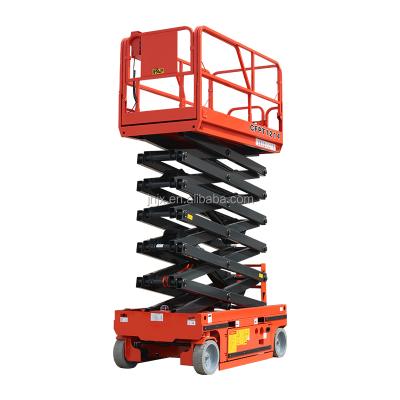 China Easy Operation Safety Convenience JUXIN Self Propelled Lifting Platform Used Mini Electric Scissor Lift For Sale for sale
