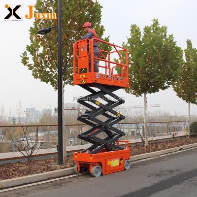 China Easy Operation Safety Convenience JUXIN Electric Self Propelled Hydraulic Table Scissor Lift With Hydraulic for sale
