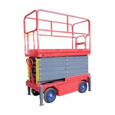 China JUXIN 4-18m Convenience easy movable table safety operation platform mobile lifting manlift scissor lift for sale