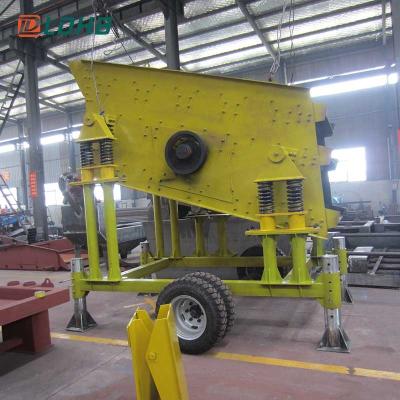China Professional High Quality Mine Gravel Mobile Vibrating Screen Dewatering Manufacturers for sale