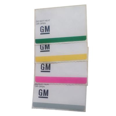 China Anti-Counterfeit Waterproof UV Protected Customized Vehicle Die Cut PVC Sticker for sale