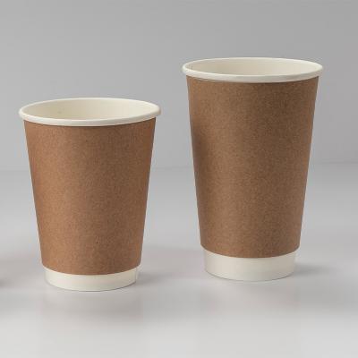 China Biodegradable Logo Printed Disposable PLA Coffee Cup Sugarcane Custom Paper Cups 6 7 8 Ounces For Biodegradable Hot Drinks for sale