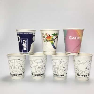 China Party Bar Paper Cups PLA Cup Disposable Biodegradable Biodegradable Sugar Cane Paper For Take Out Bubble Tea Wedding Hot Coffee Drinks for sale