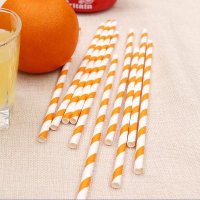 China Biodegradable Striped Paper Straws Wedding Decoration Disposable for sale