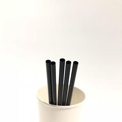 China 100% Biodegradable Disposable Straws Paper Drinking Straw Compostable Black Printed Straws for sale